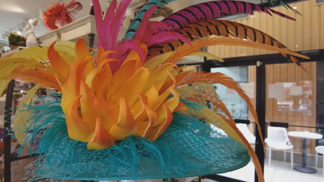 Derby hats and fascinators at Mat Hatter 502 in Louisville